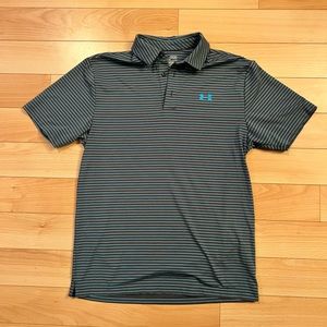 US Heatgear Stripe Polo